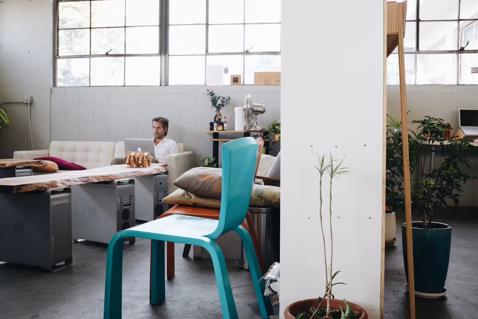 Bright loft interior